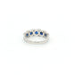 Platinum Sapphire & Diamond Ring