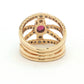 Yellow Gold Ruby & Diamond Ring