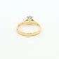 Yellow Gold Solitaire Ring