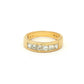 Yellow Gold Princess Cut Diamond Ring
