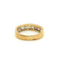 Yellow Gold Princess Cut Diamond Ring