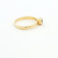 Yellow Gold Solitaire Diamond Ring