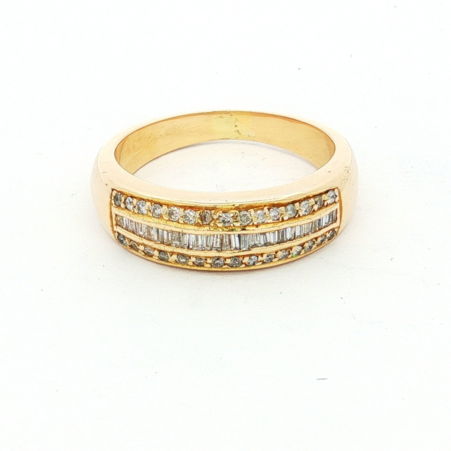 Yellow Gold Diamond Band Ring