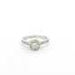 White Gold 21-Stone Diamond Cluster Ring