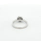 White Gold 21-Stone Diamond Cluster Ring
