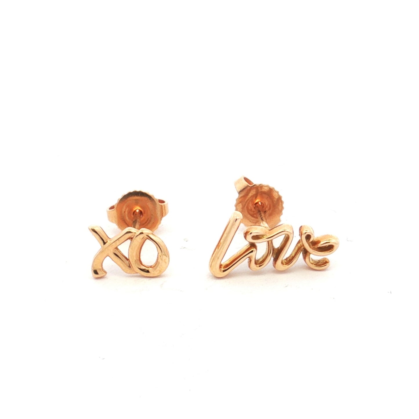 Tiffany & Co. XO Love 18ct Yellow Gold Stud Earrings
