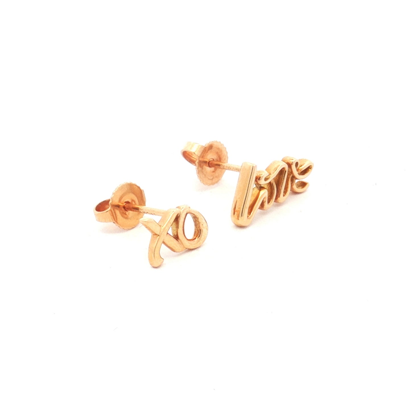 Tiffany & Co. XO Love 18ct Yellow Gold Stud Earrings
