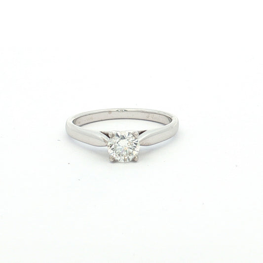 White Gold 0.50ct Diamond Solitaire Ring – Michael Hill