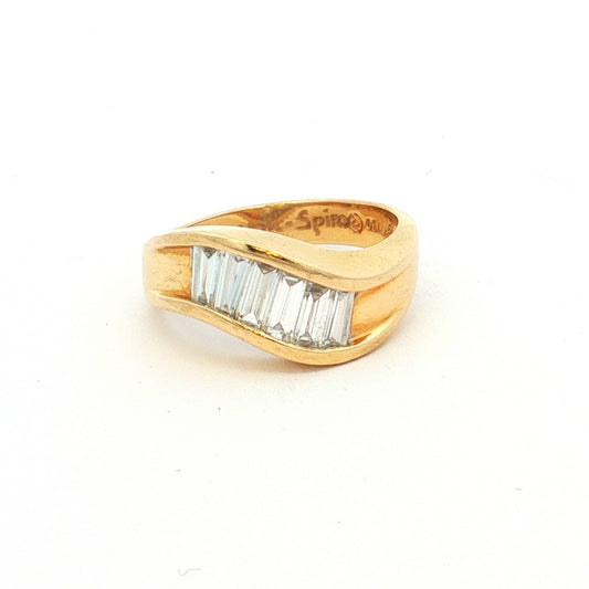 Yellow Gold 6-Stone Diamond Ring