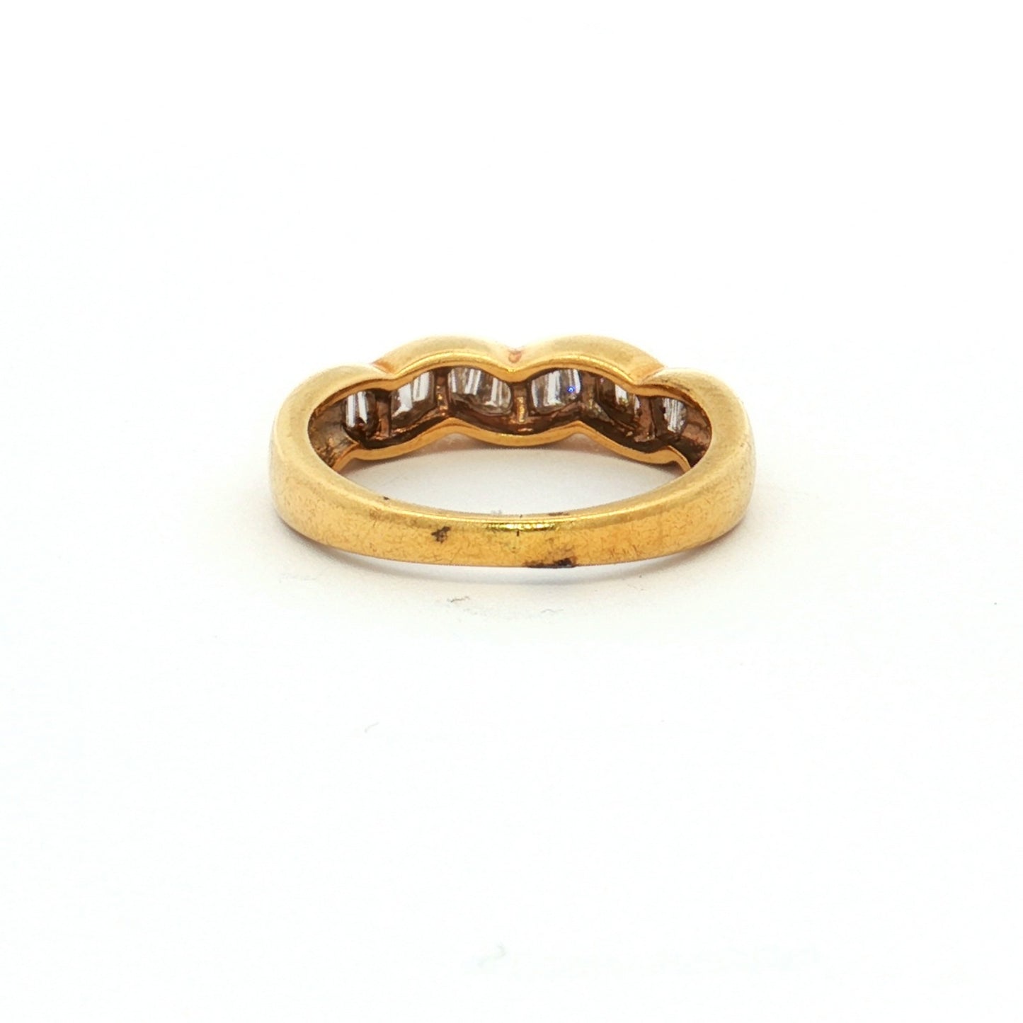 Yellow Gold Diamond Baguette Ring