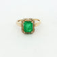 Yellow Gold Emerald Dress Ring
