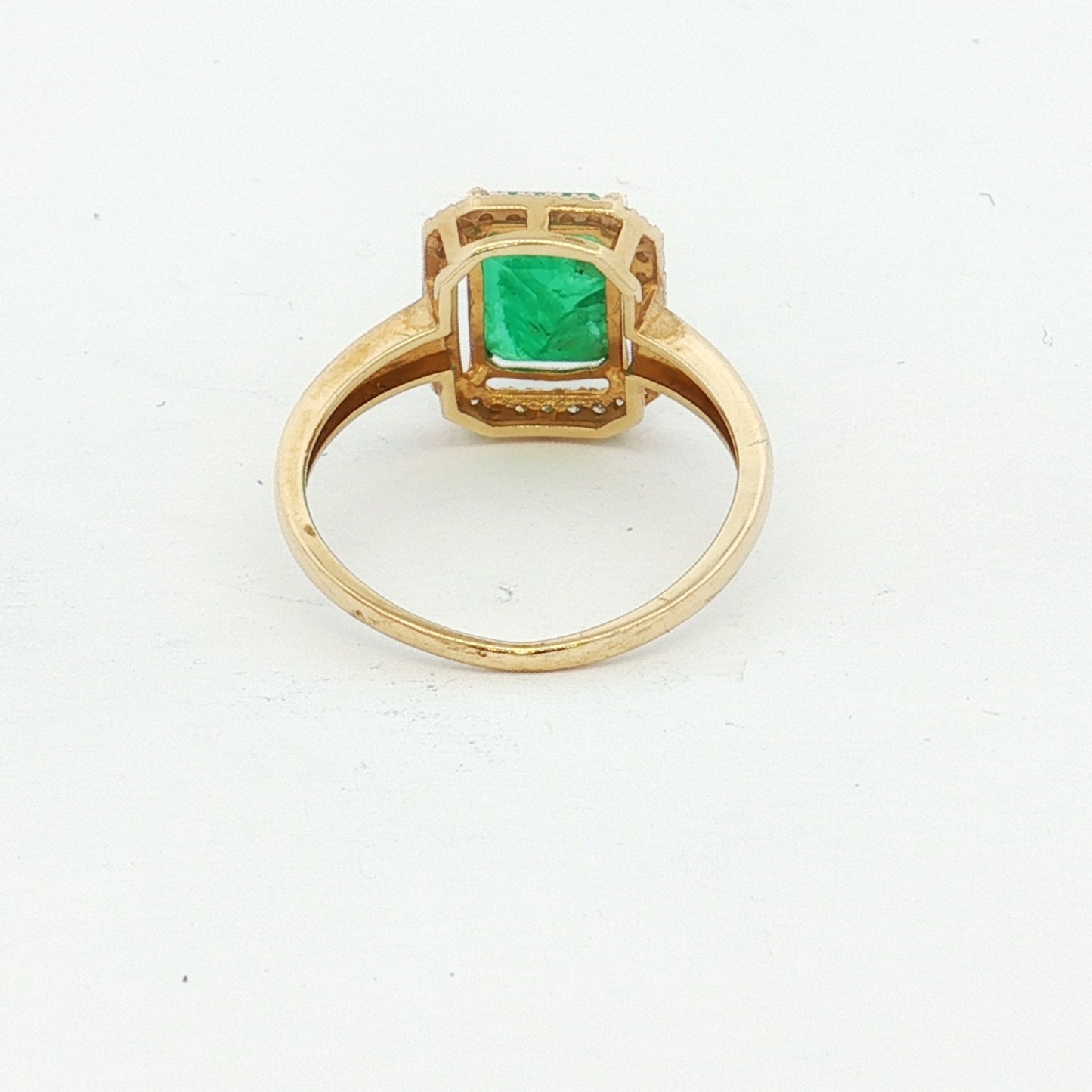 Yellow Gold Emerald Dress Ring