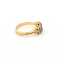 Yellow Gold Multi-Stone Diamond Cluster Ring