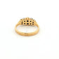 Yellow Gold Multi-Stone Diamond Cluster Ring