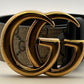 Gucci GG Supreme Canvas  Gold Buckle Belt image 1