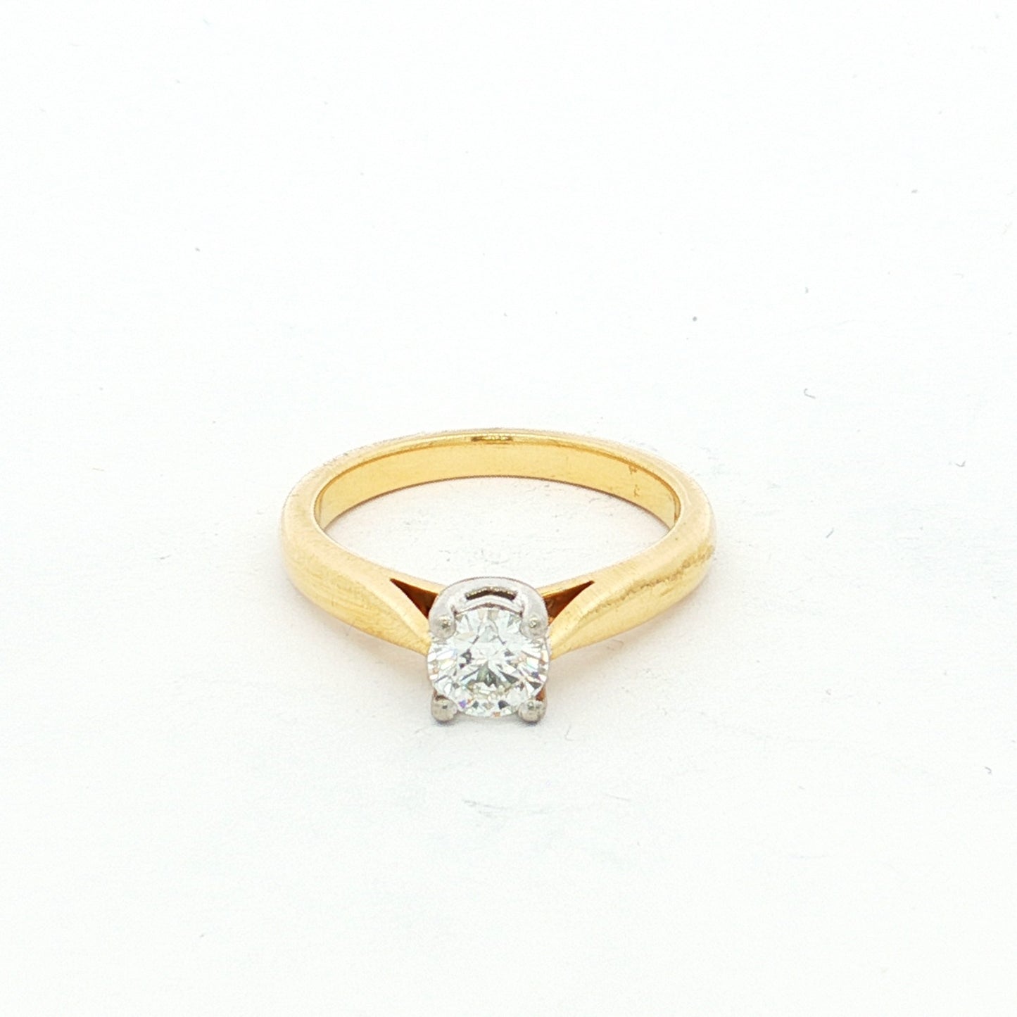 Yellow Gold Hearts on Fire Diamond Ring
