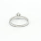 White Gold Round Brilliant Cut Diamond Solitaire Ring