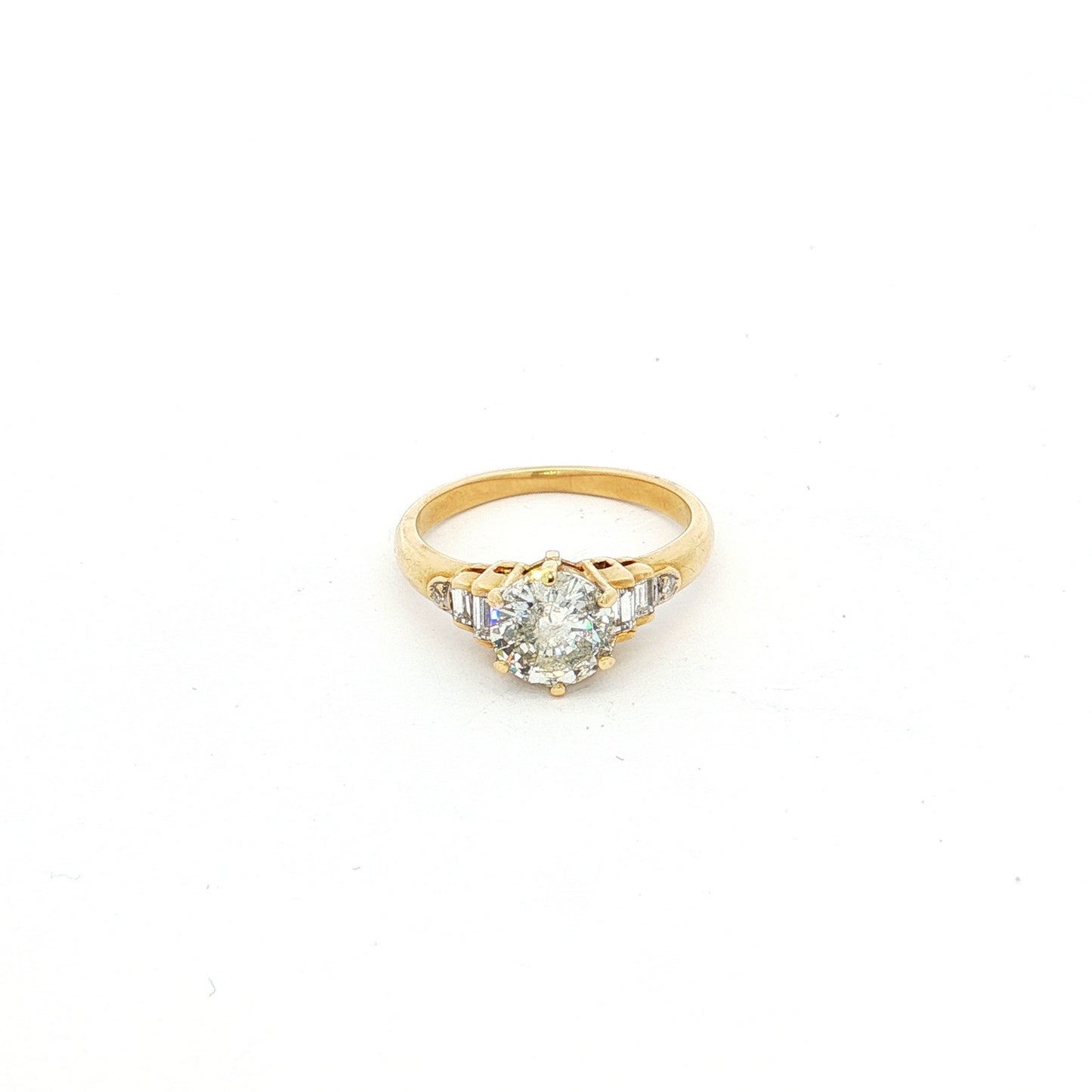 Yellow Gold Diamond Dress Ring