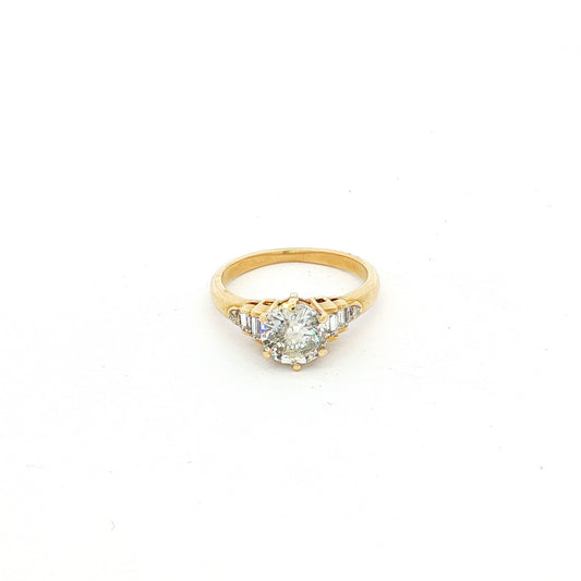 Yellow Gold Diamond Dress Ring