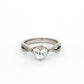 Platinum Sapphire & Diamond Ring