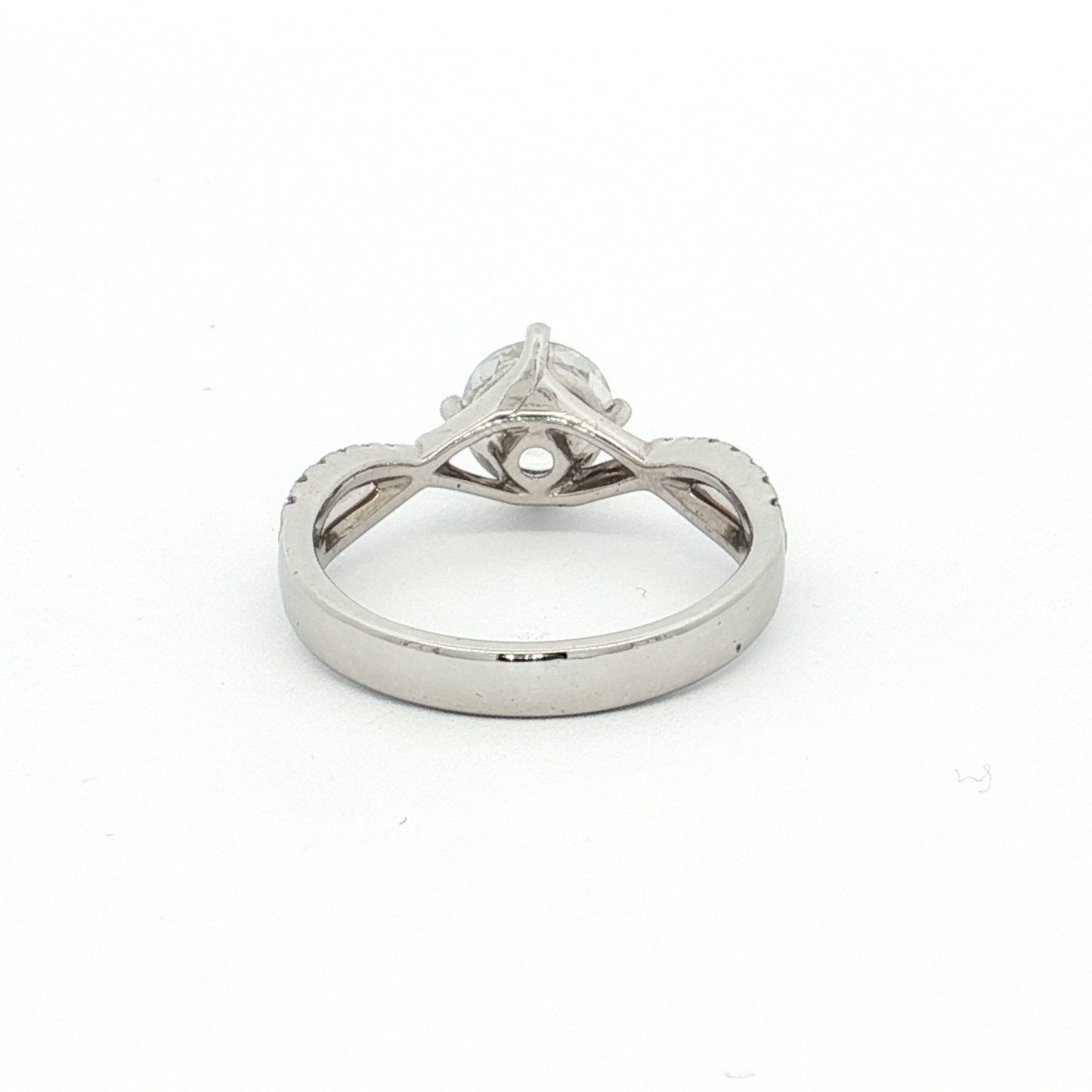 Platinum Sapphire & Diamond Ring