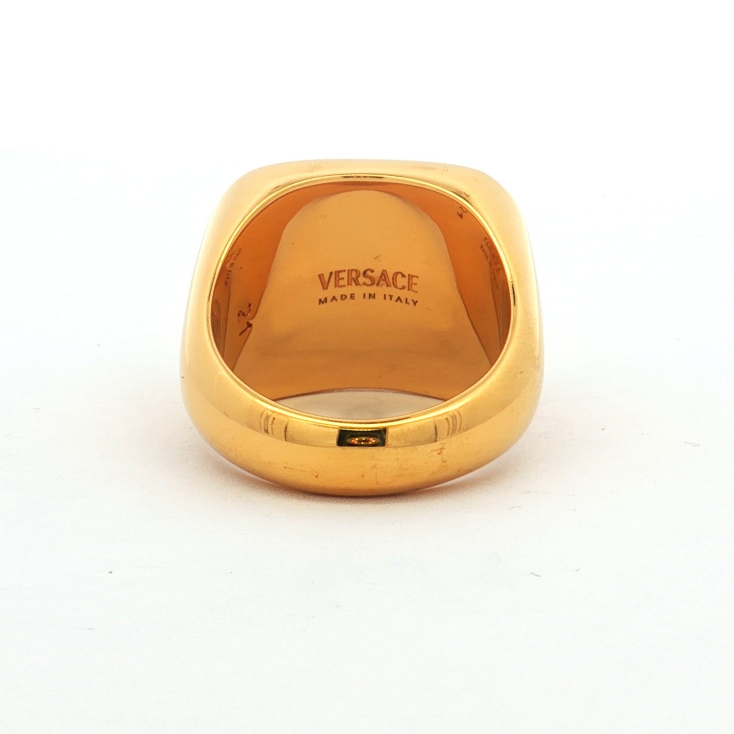 Versace Gold Milano Est. 1978 Signet Ring