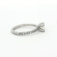 White Gold 0.50ct Round Brilliant Diamond Engagement Ring
