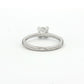 White Gold 0.50ct Round Brilliant Diamond Engagement Ring