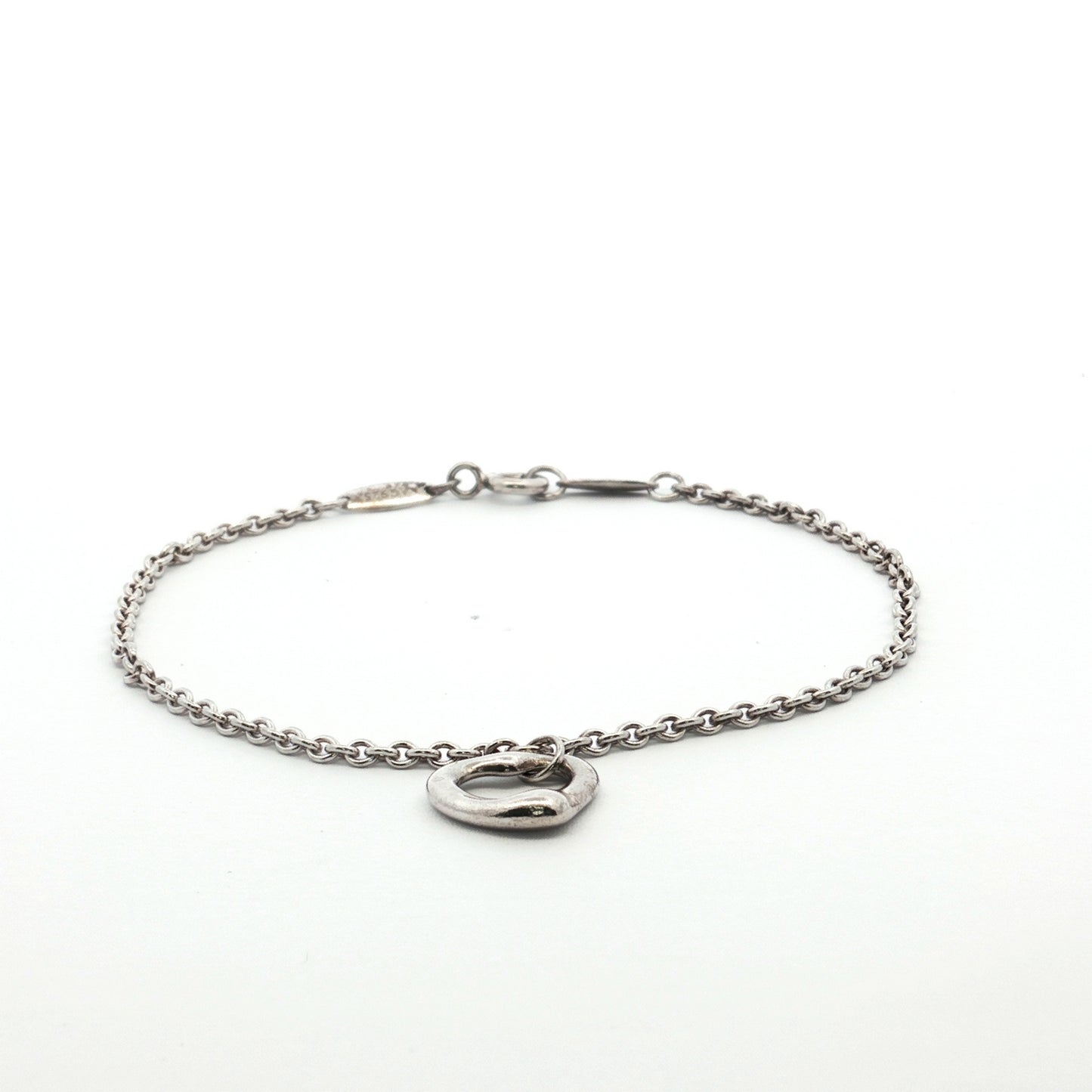 Tiffany & Co. Elsa Peretti Open Heart Silver Bracelet