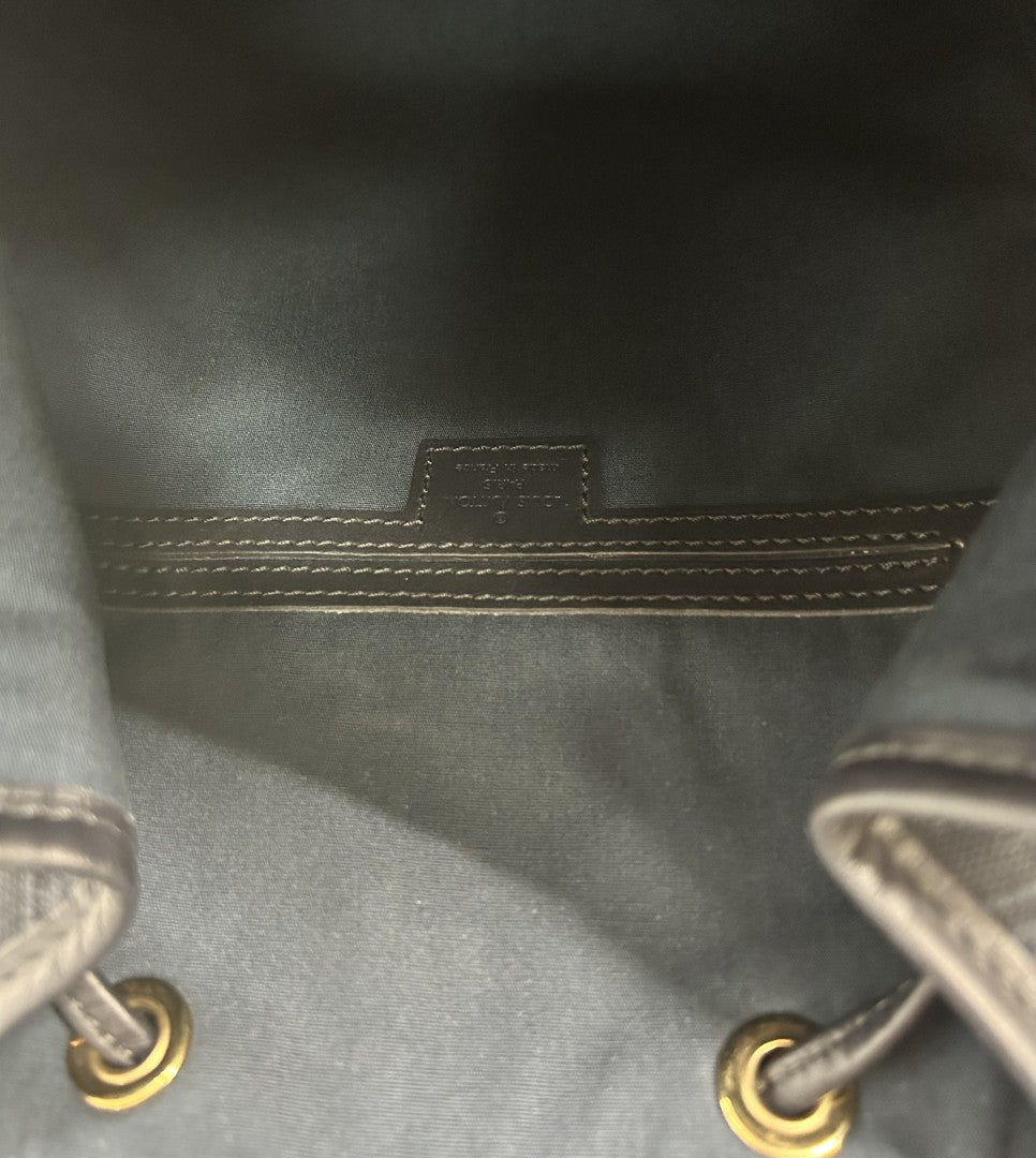 Louis Vuitton Monogram Montsouris Eclipse Navy Backpack image 5