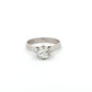 White Gold Solitaire Diamond Ring