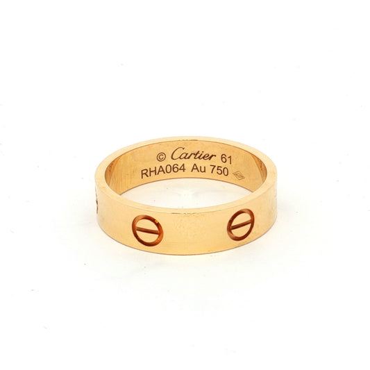 Cartier Love Ring 18ct Yellow Gold