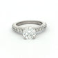 White Gold Diamond Engagement Ring