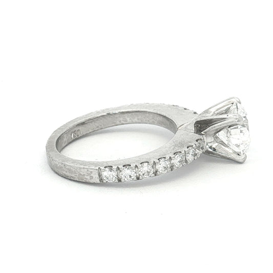 White Gold Diamond Engagement Ring