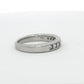Platinum 0.97ct Princess Diamond Band