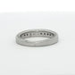 Platinum 0.97ct Princess Diamond Band