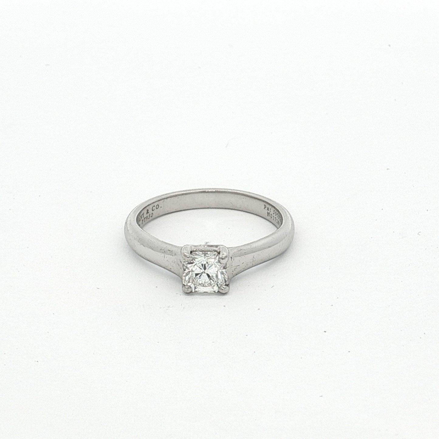Tiffany & Co. Platinum Lucida Diamond Solitaire Ring
