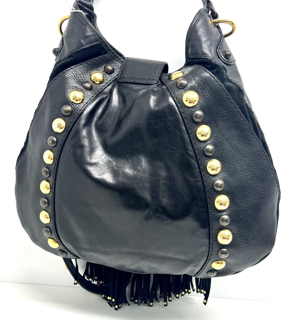Vintage Gucci Babouska Hysteria Leather & Suede Shoulder Bag image 2