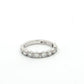 Platinum Ten-Stone Round Brilliant Diamond Band