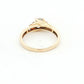 Yellow Gold Diamond Cluster Ring
