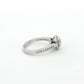 Platinum 1.16ct Diamond Halo Ring