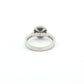 Platinum 1.16ct Diamond Halo Ring