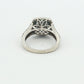 White Gold Diamond Cluster Ring