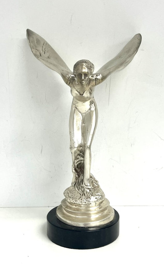 Large Rolls Royce "Spirit of Ecstasy" Chrome Statue image 0