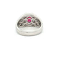 Platinum 1.14ct Ruby & Diamond Ring