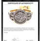 9ct Yellow Gold Diamond Cluster Ring image 3