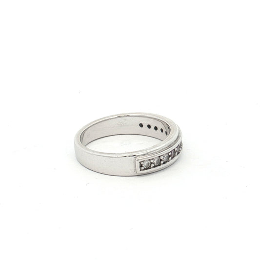 White Gold 13-Stone Diamond Ring