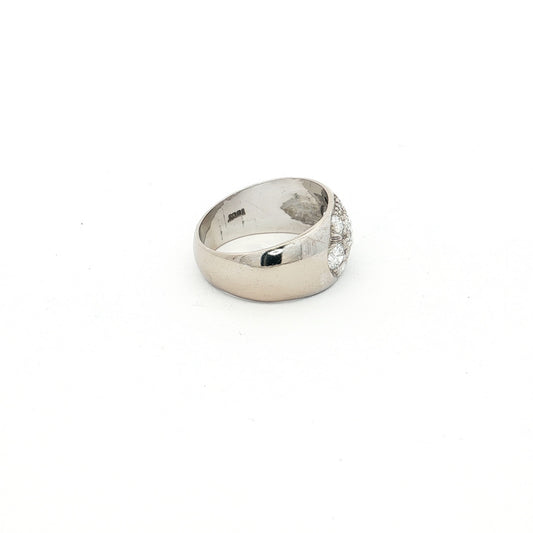 White Gold Diamond Band Ring