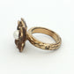Chanel Vintage Flower Pearl Logo Ring