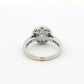 Yellow & White Gold Diamond Cluster Ring